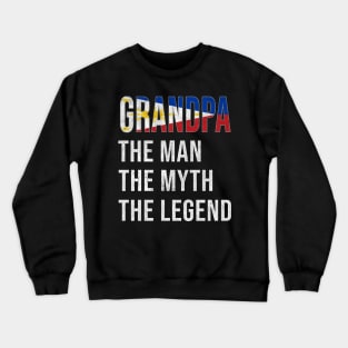 Grand Father Filipino Grandpa The Man The Myth The Legend - Gift for Filipino Dad With Roots From  Philippines Crewneck Sweatshirt